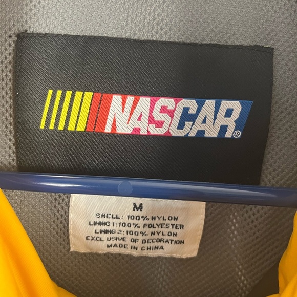 Kyle Busch 2009 Men's Jacket M&M’s NASCAR #18 Black Yellow Medium - Picture 3 of 9